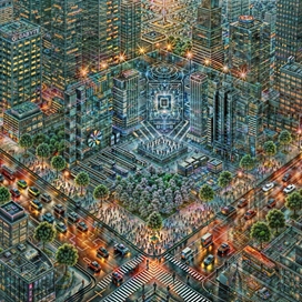 Gigabyte Future City's Square